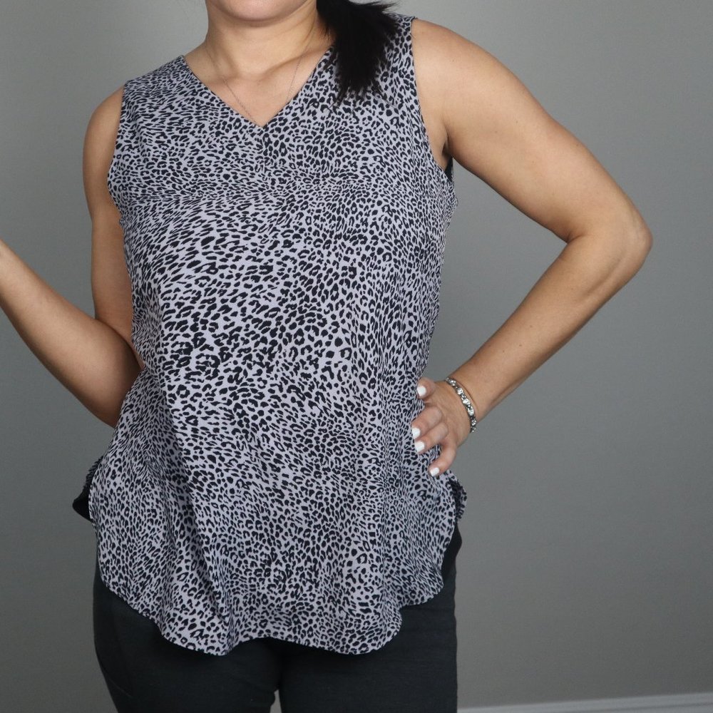 Croft and Barrow Print Business Blouse